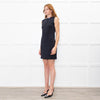 Alexander McQueen Black Dress With Multicolour Swarovski Stone Neck