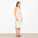 Zulu & Zephyr Cream Crochet Strappy Dress