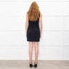 Alexander McQueen Black Dress With Multicolour Swarovski Stone Neck