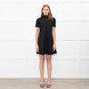 Staud Black Short Sleeve Dress