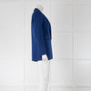 Sandro Blue and Black Patterned Blazer