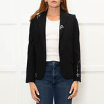 Zadig & Voltaire Black Diamanté Shooting Stars Blazer