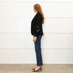 Zadig & Voltaire Black Diamanté Shooting Stars Blazer