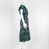 Cefinn Black Multi Colour Floral Cotton Belted Dress