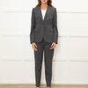 Stefanel Grey Fitted Blazer Jacket