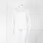 A.P.C  White Cotton Front Pocket Shirt