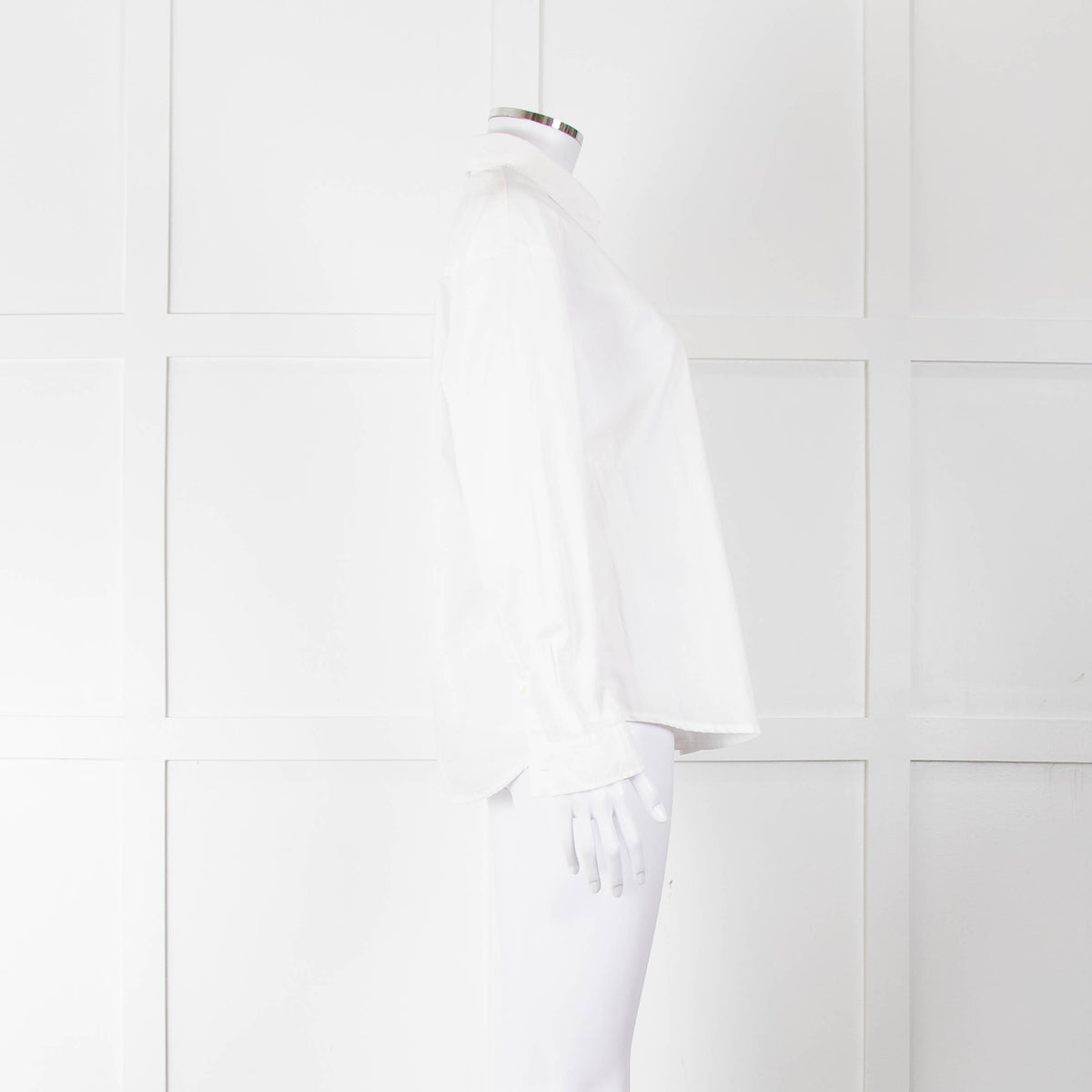A.P.C  White Cotton Front Pocket Shirt
