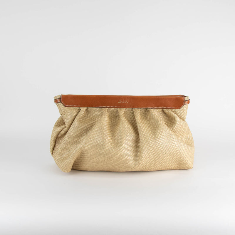 Isabel Marant Luz Raffia Effect Clutch