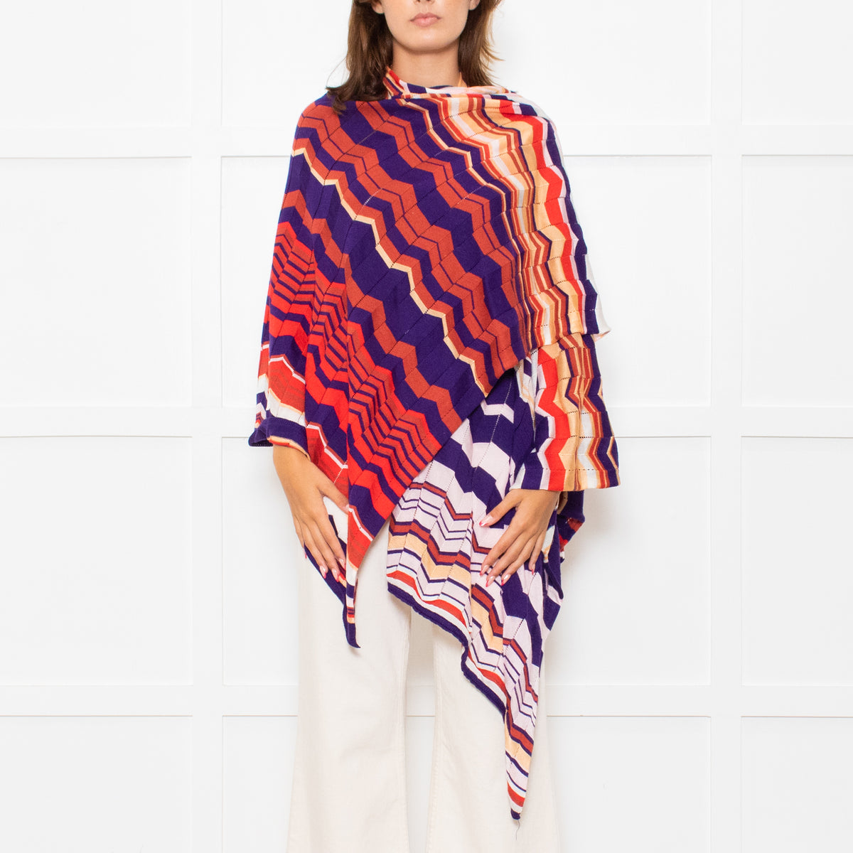Missoni Orange Purple Cape