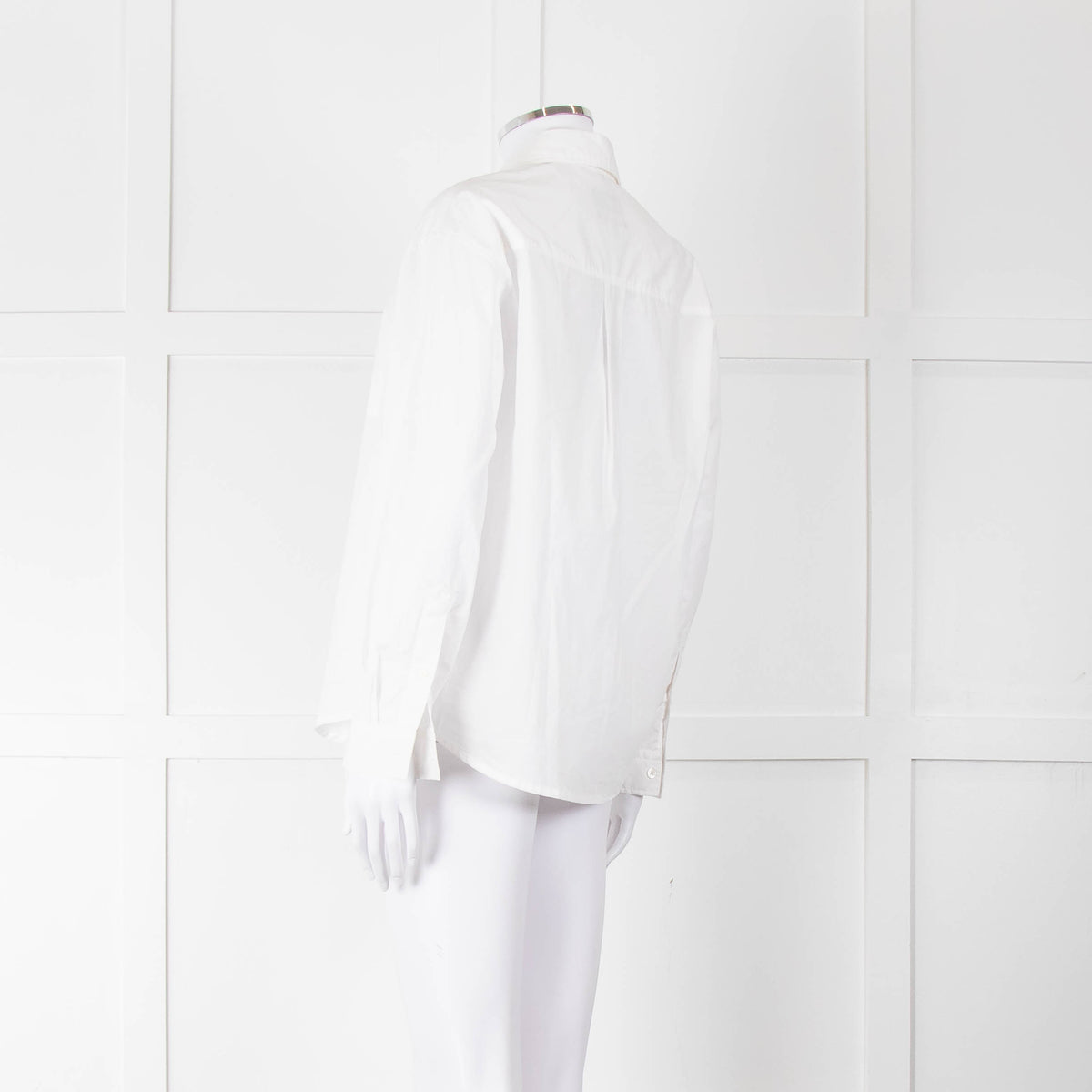 A.P.C  White Cotton Front Pocket Shirt