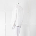 A.P.C  White Cotton Front Pocket Shirt