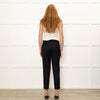 Nili Lotan Black White Striped Cigarette Pant