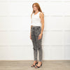 Ba&sh Grey Denim Acid Washed Jeans