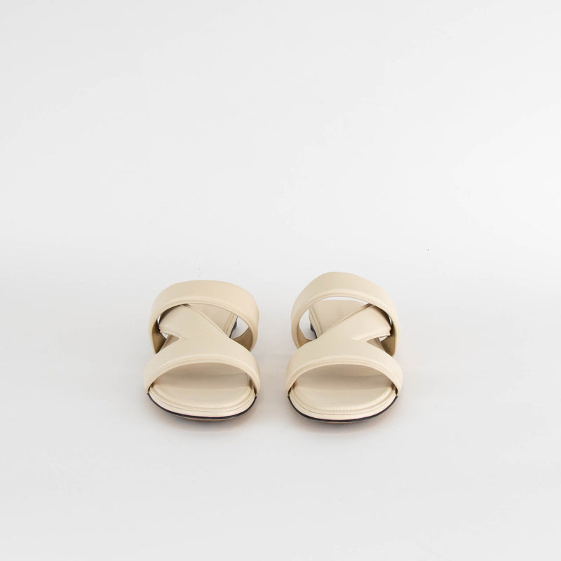 Bottega Veneta Vienna Cream Calf Band Sandal