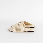Bottega Veneta Vienna Cream Calf Band Sandal