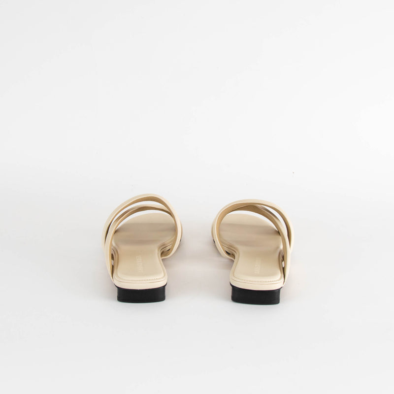 Bottega Veneta Vienna Cream Calf Band Sandal