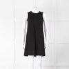 Me+Em Black Jersey Pocket Detail Sleeveless Shift Dress