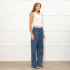 Khaite Blue Denim Kerrie Raw Edge Jeans