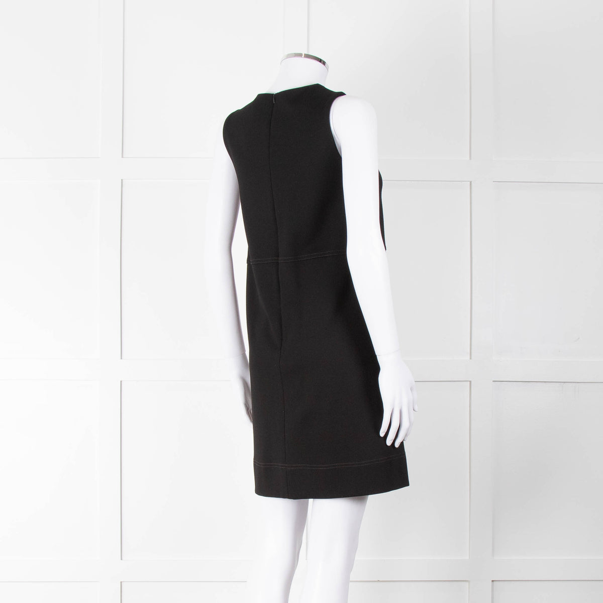 Me+Em Black Jersey Pocket Detail Sleeveless Shift Dress