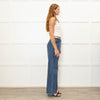 Khaite Blue Denim Kerrie Raw Edge Jeans