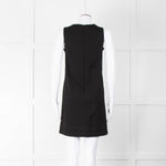 Me+Em Black Jersey Pocket Detail Sleeveless Shift Dress