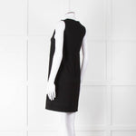 Me+Em Black Jersey Pocket Detail Sleeveless Shift Dress