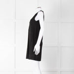 Me+Em Black Jersey Pocket Detail Sleeveless Shift Dress