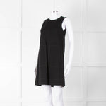 Me+Em Black Jersey Pocket Detail Sleeveless Shift Dress