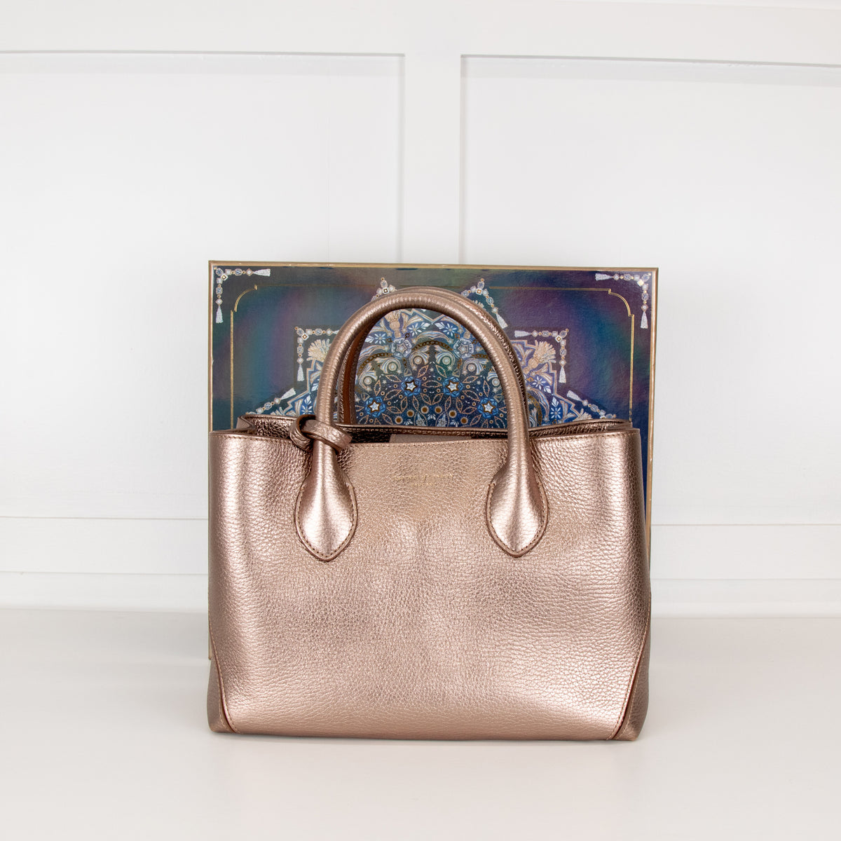 Aspinal of London Bronze Midi London Tote Bag