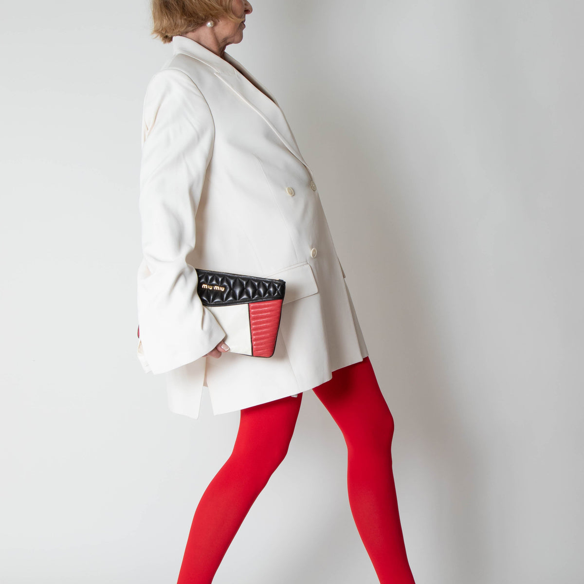 Raey Dream Double Breasted Fluid Jacket Ivory