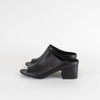 Philip Lim Black Open Block Heel Mules