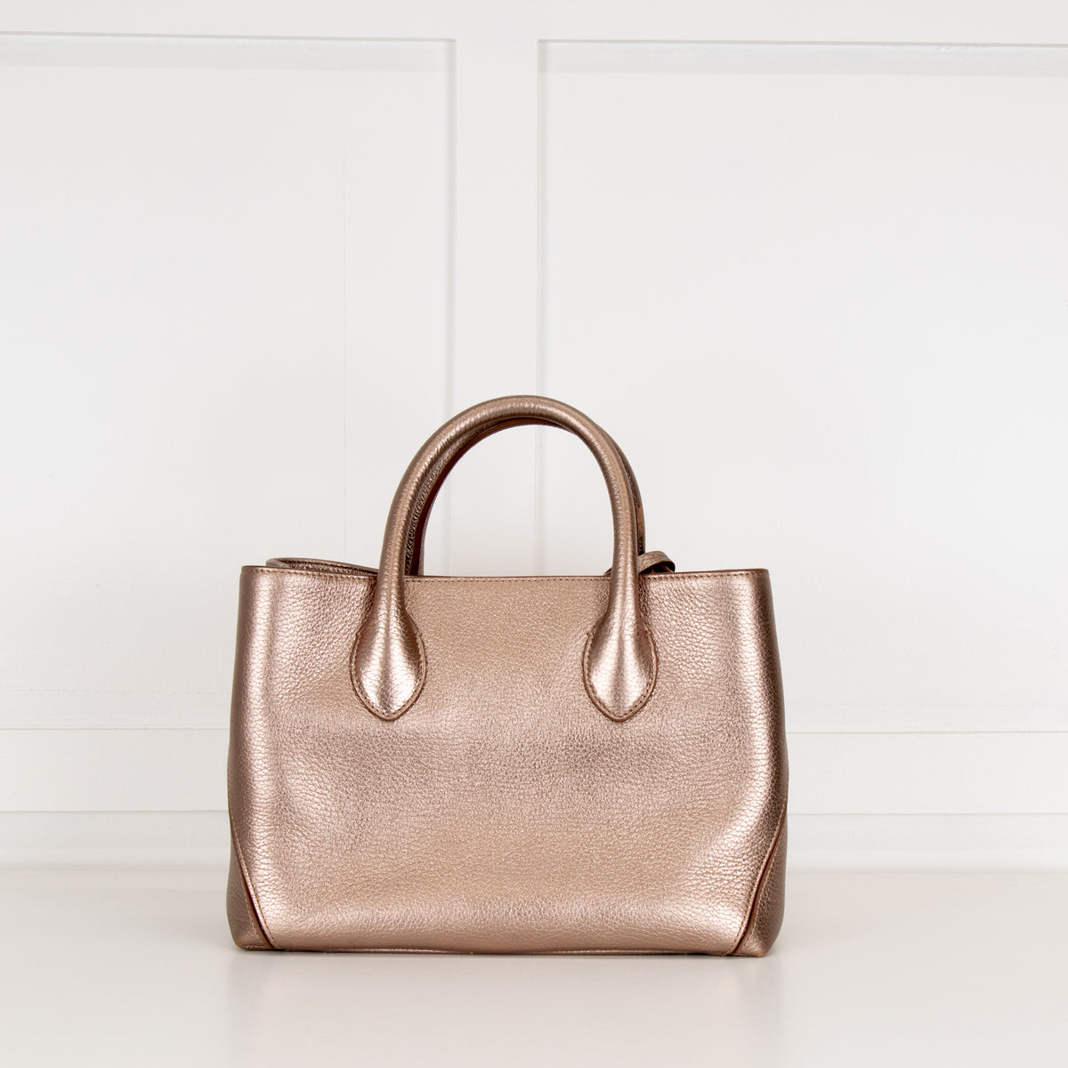 Aspinal of London Bronze Midi London Tote Bag