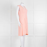Boss Hugo Boss Peach V-Neck Sleeveless Dress