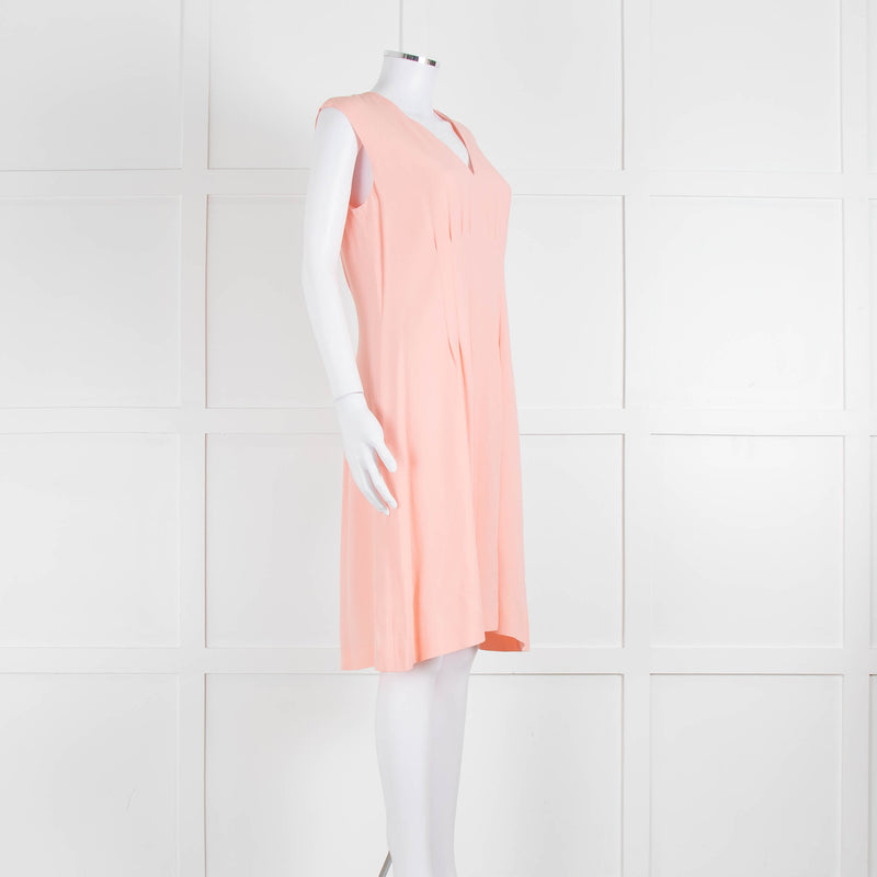 Boss Hugo Boss Peach V-Neck Sleeveless Dress