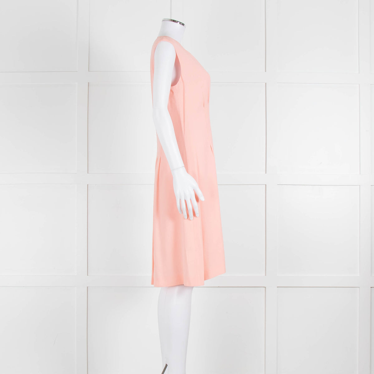 Boss Hugo Boss Peach V-Neck Sleeveless Dress