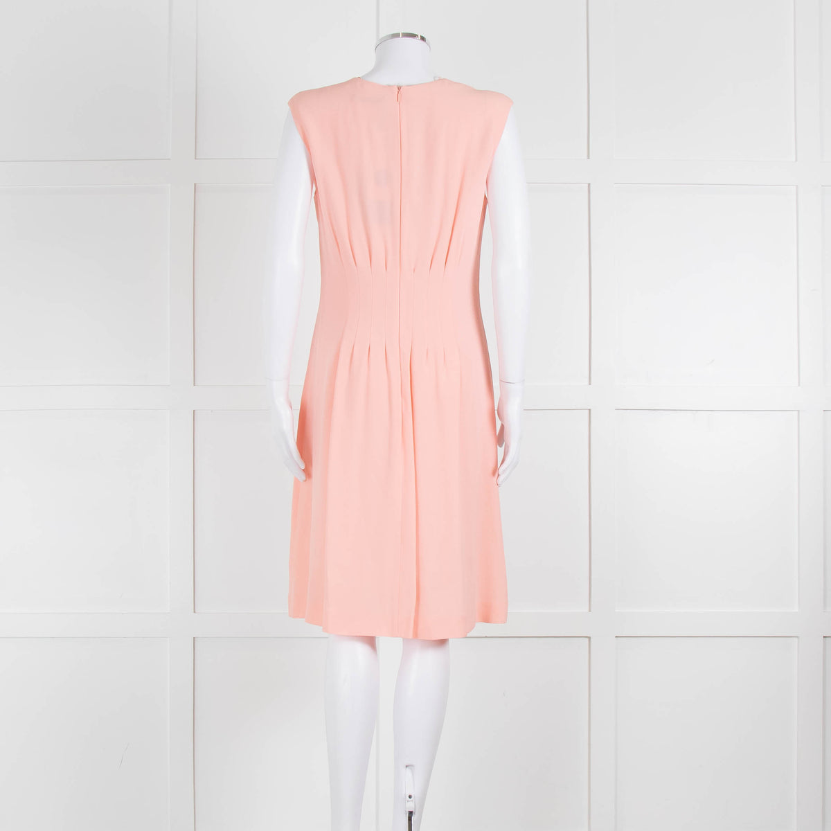 Boss Hugo Boss Peach V-Neck Sleeveless Dress