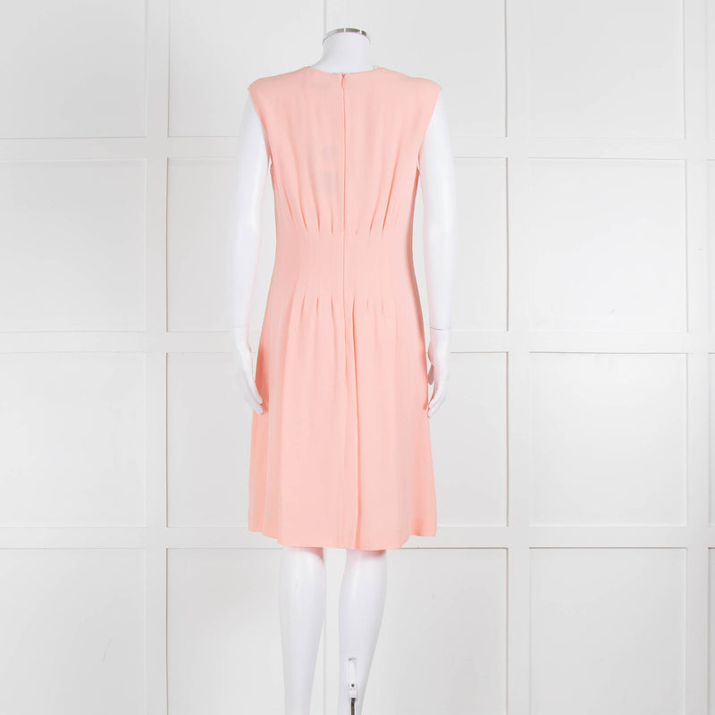 Boss Hugo Boss Peach V-Neck Sleeveless Dress