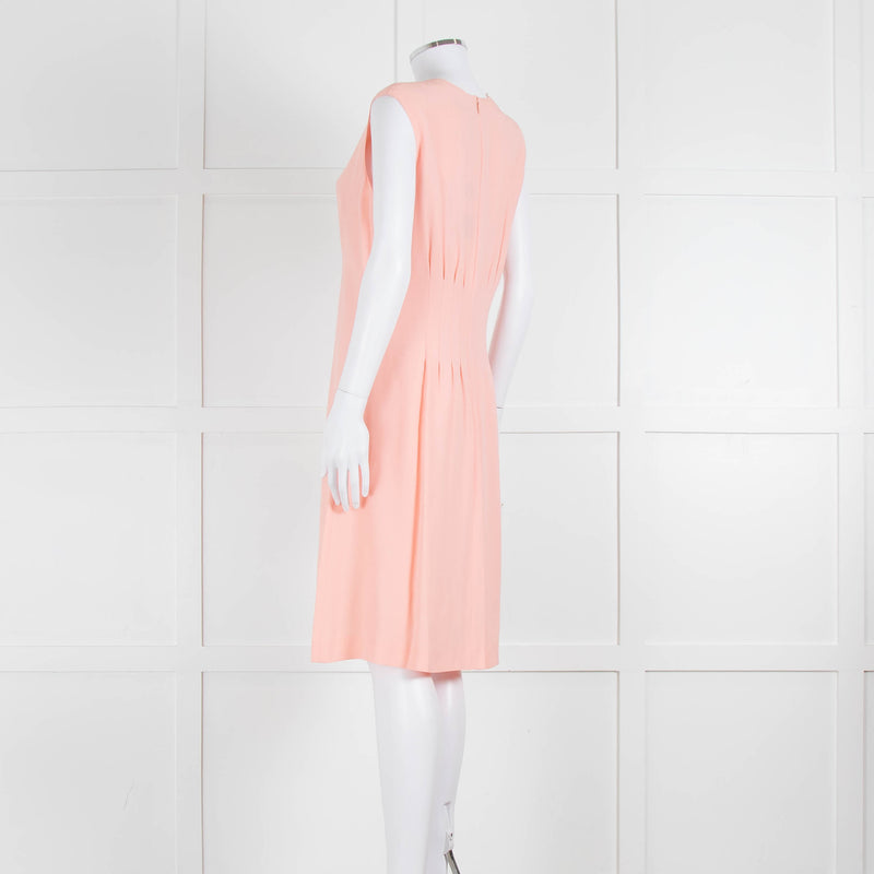 Boss Hugo Boss Peach V-Neck Sleeveless Dress