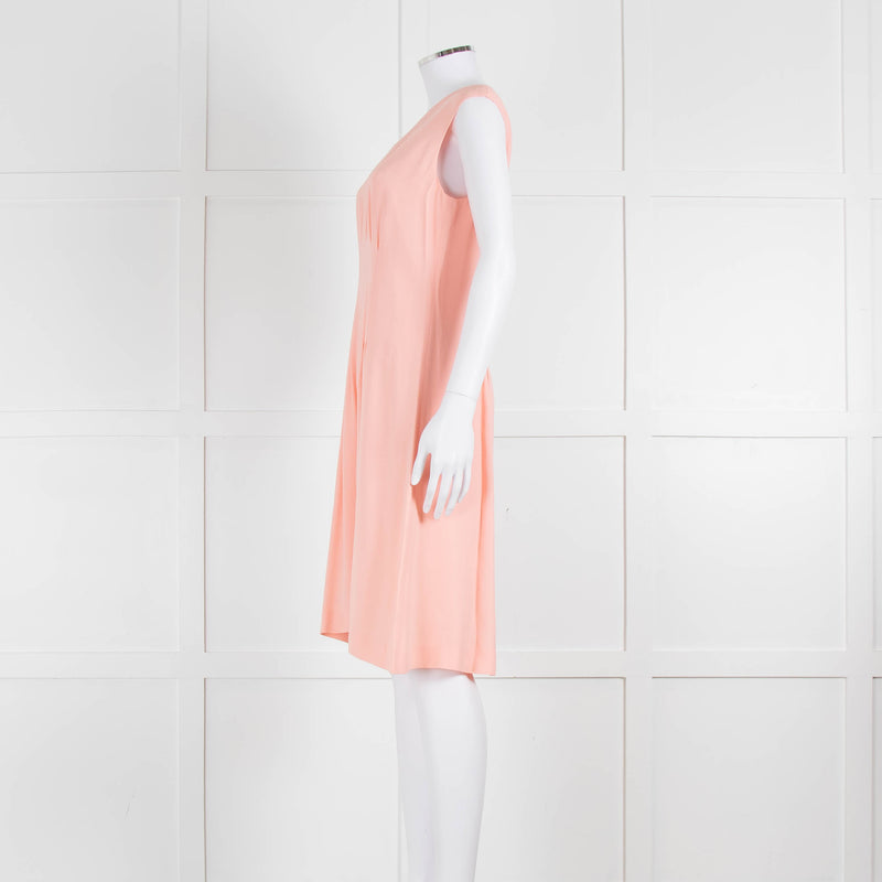 Boss Hugo Boss Peach V-Neck Sleeveless Dress