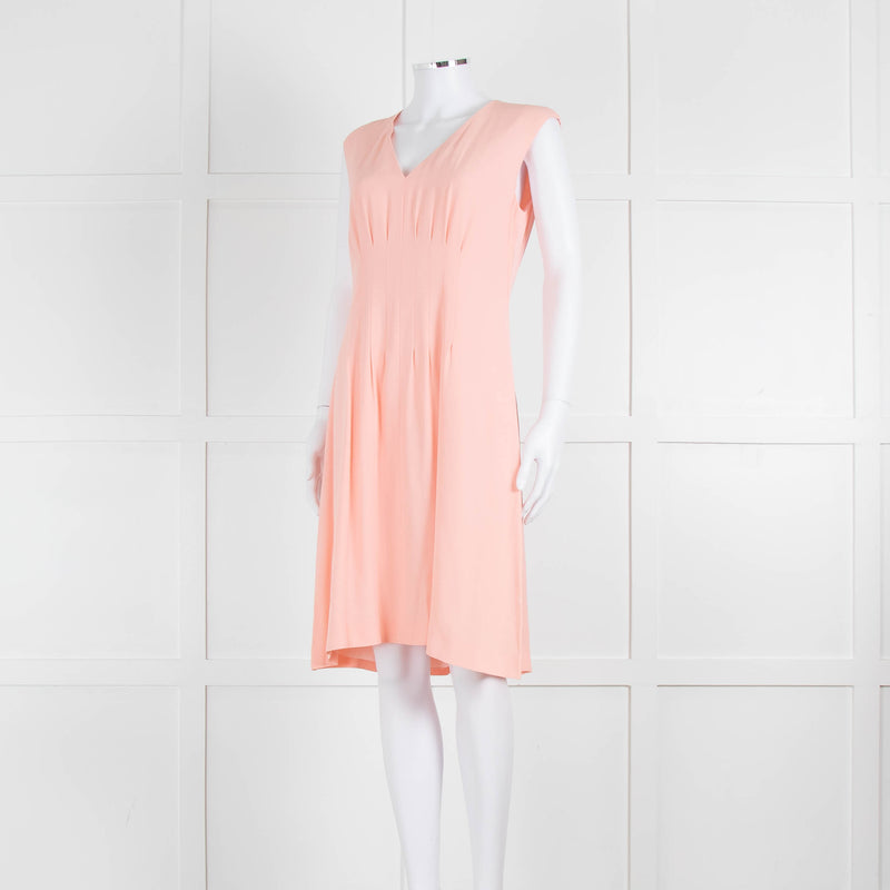 Boss Hugo Boss Peach V-Neck Sleeveless Dress