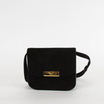 Victoria Beckham Black Suede Crossbody Eva Bag