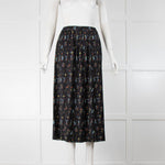 Nice Things Paloma S Black And Floral Skirt