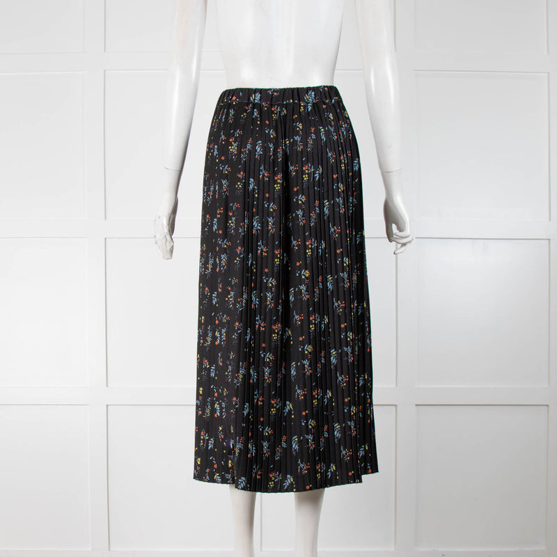 Nice Things Paloma S Black And Floral Skirt