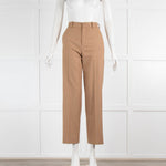 Maje Pale Tan Tailored Trousers