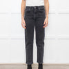 Toteme Black Washed Twisted Seam Jeans