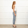 Rag & Bone Pale Blue Denim Print Joggers
