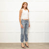 Rag & Bone Pale Blue Denim Print Joggers