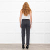 Toteme Black Washed Twisted Seam Jeans