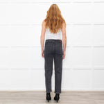 Toteme Black Washed Twisted Seam Jeans