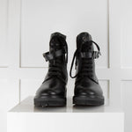 Marc Cain Black Leather Ankle Boot